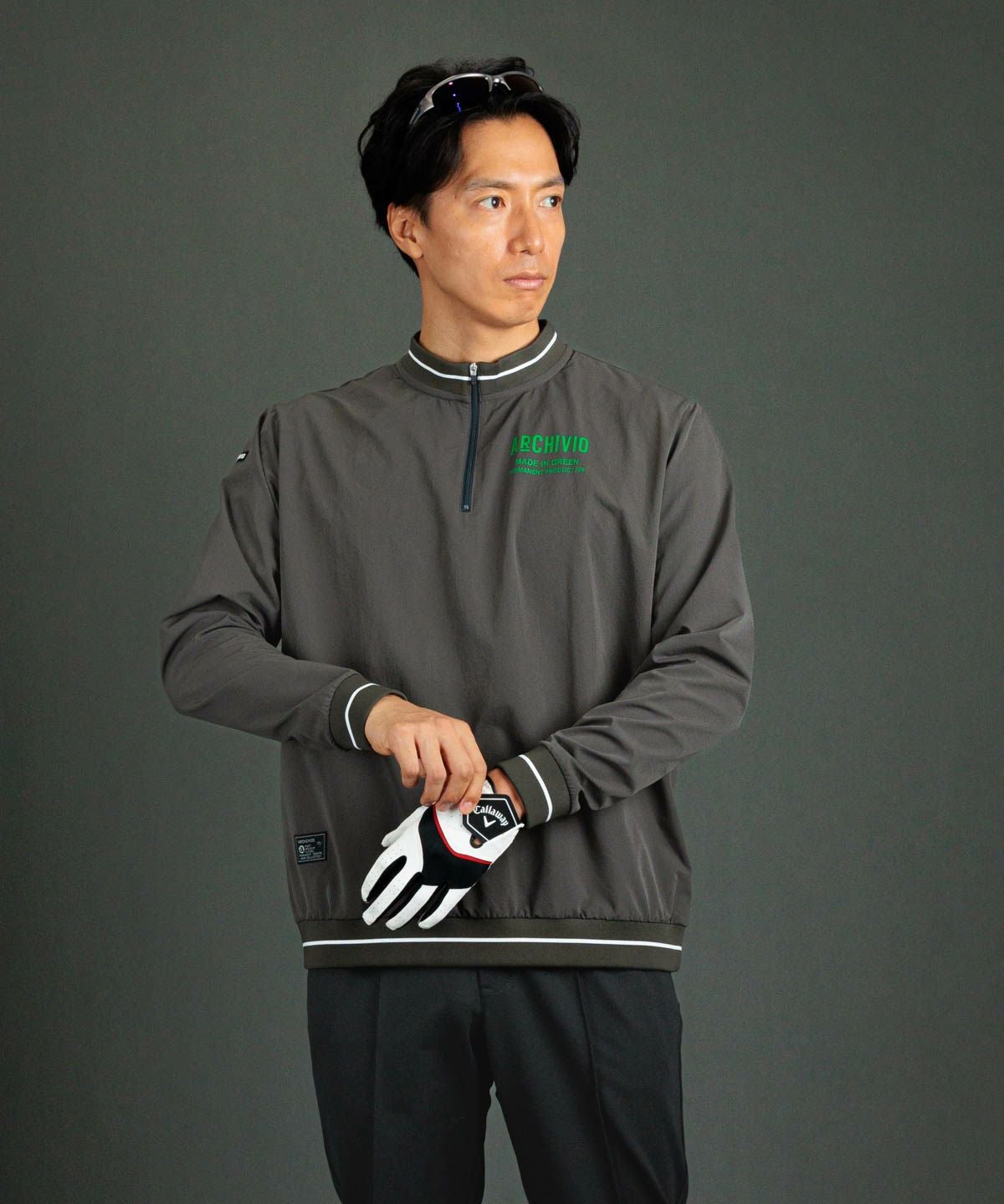 モデル着用画像（グレー）