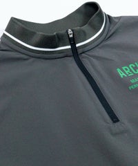 襟元部分（グレー）