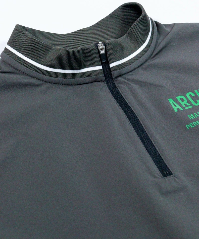 襟元部分（グレー）