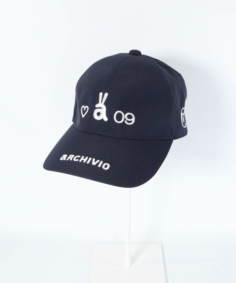 ウサロゴ刺繍撥水キャップ（ネイビー）