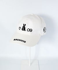 ウサロゴ刺繍撥水キャップ（ホワイト）