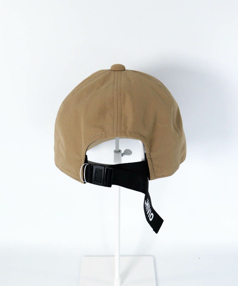 ウサロゴ刺繍撥水キャップ後（キャメル）