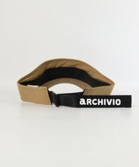 ウサロゴ刺繍サンバイザー後（キャメル）