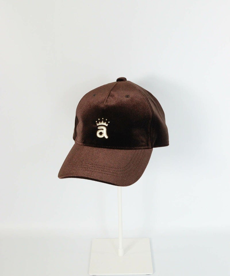 ベロアキャップ（ブラウン）