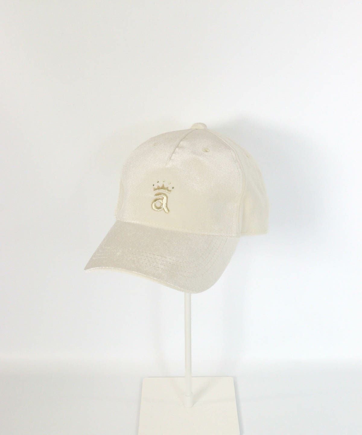 ベロアキャップ（ホワイト）