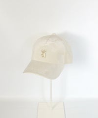 ベロアキャップ（ホワイト）