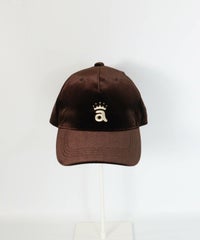 ベロアキャップ前（ブラウン）
