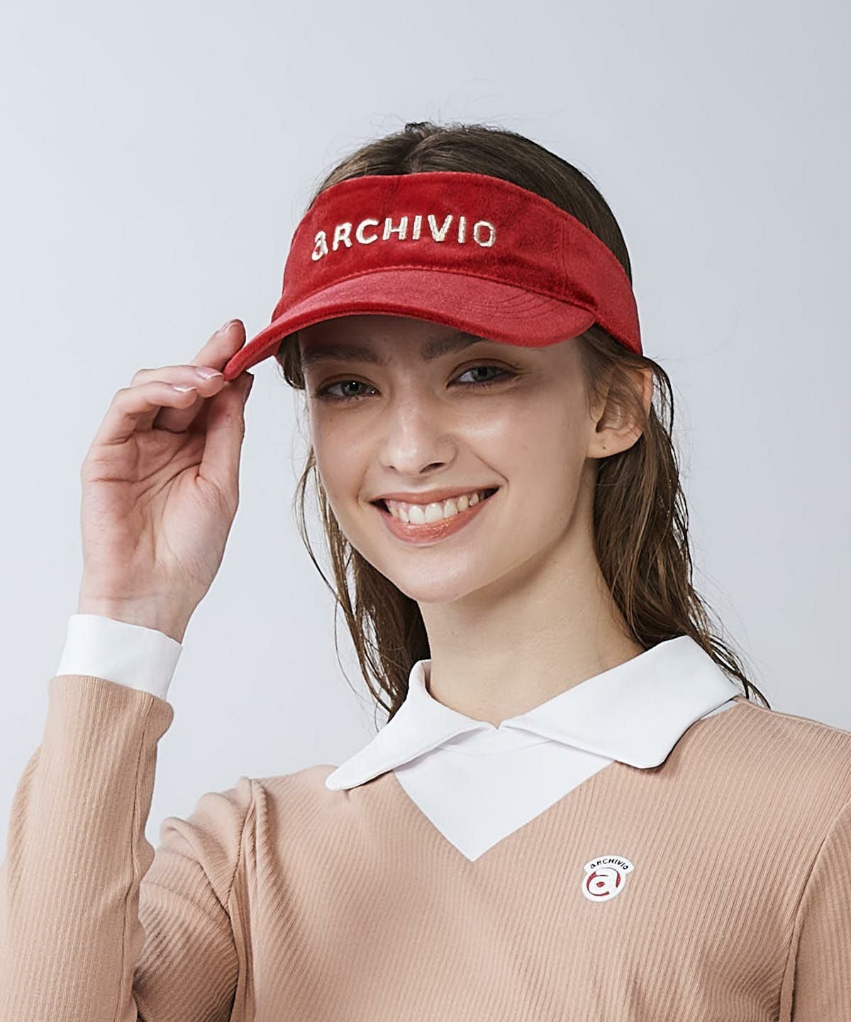 モデル着用画像（レッド）