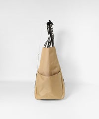 ボストンバッグ横（ベージュ）