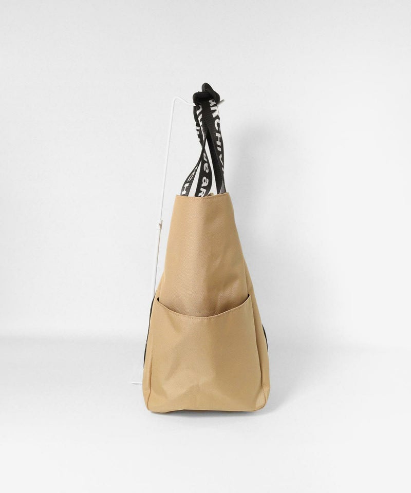 ボストンバッグ横（ベージュ）