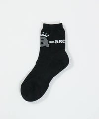 ロゴラインショートソックス（ブラック）