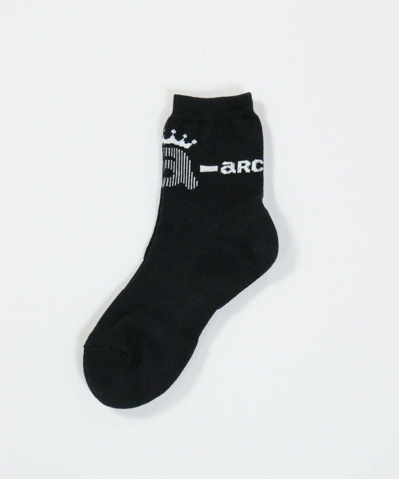 ロゴラインショートソックス（ブラック）