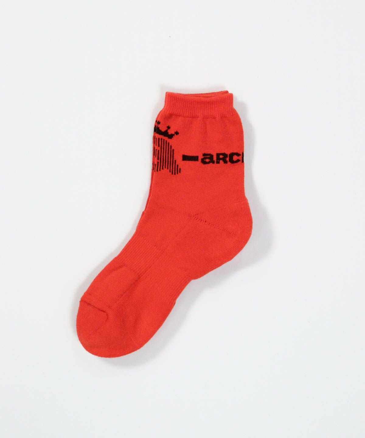ロゴラインショートソックス（オレンジ）