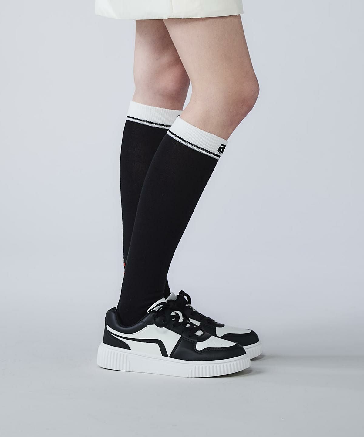 配色ラインロングソックス|アルチビオ - ゴルフウェアや婦人服通販