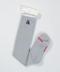 ポイントフリルハイソックス（ライトグレー）