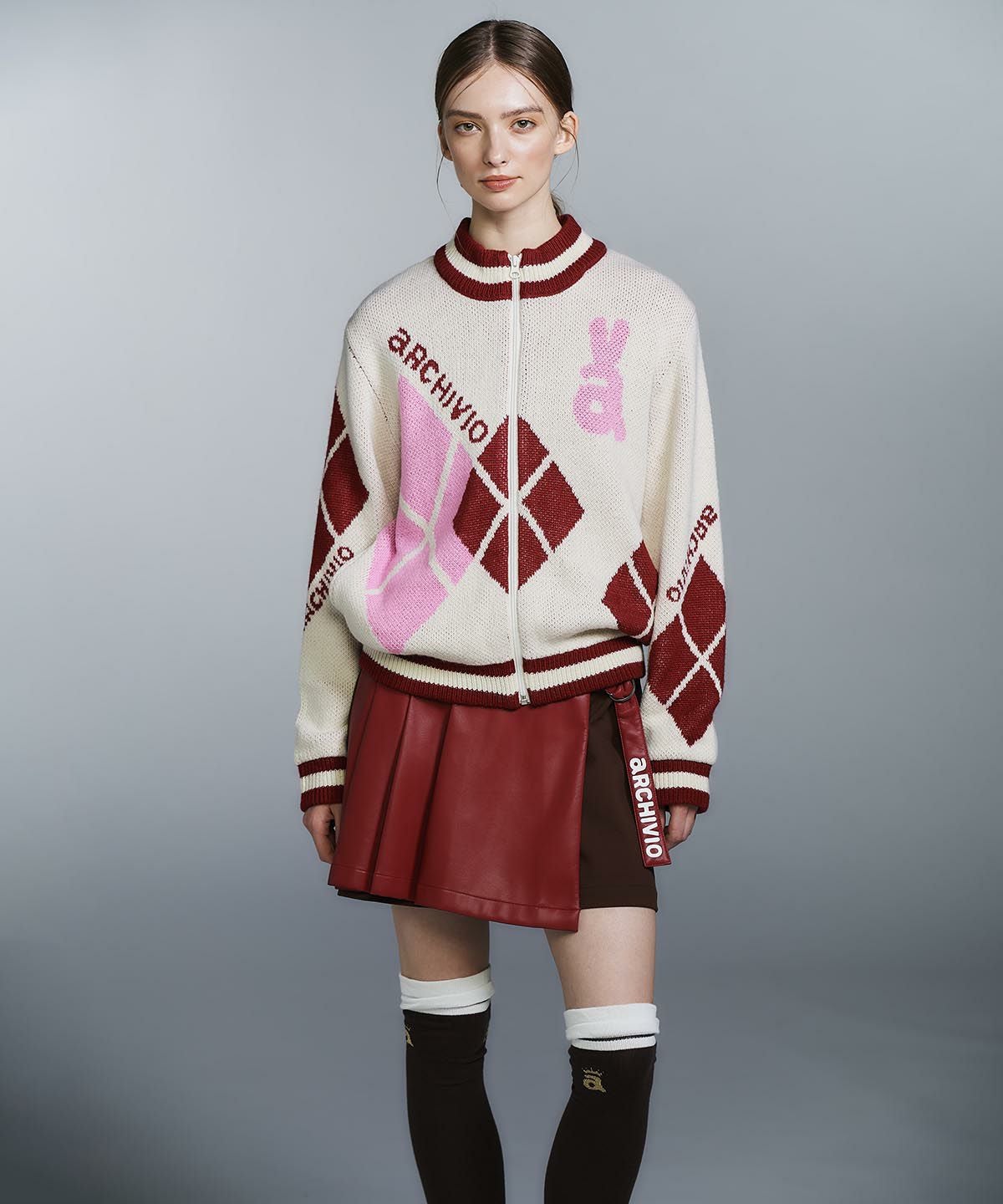 モデル着用画像（ブラウン）