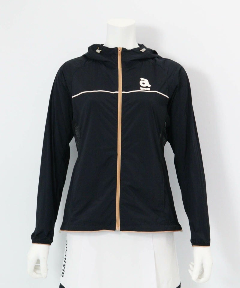 サイドメッシュナイロンブルゾン（ブラック）