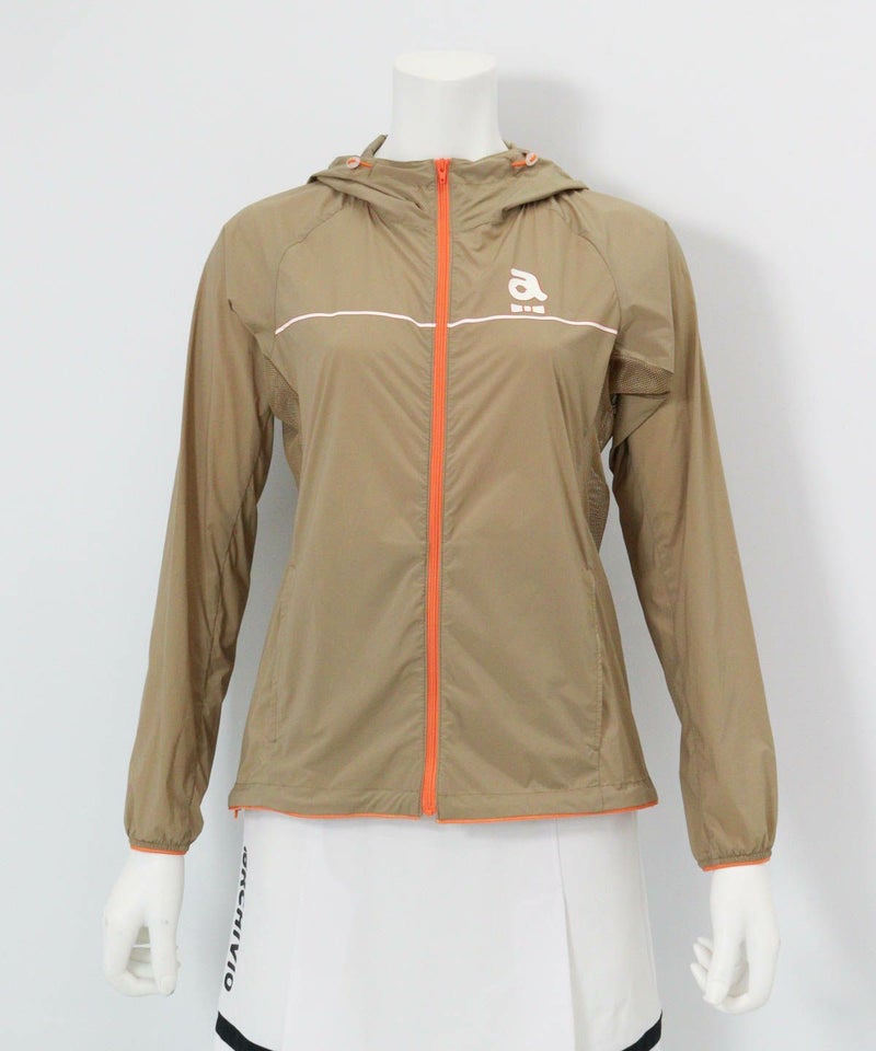 サイドメッシュナイロンブルゾン（キャメル）