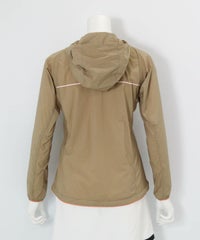 サイドメッシュナイロンブルゾン（キャメル）後ろ