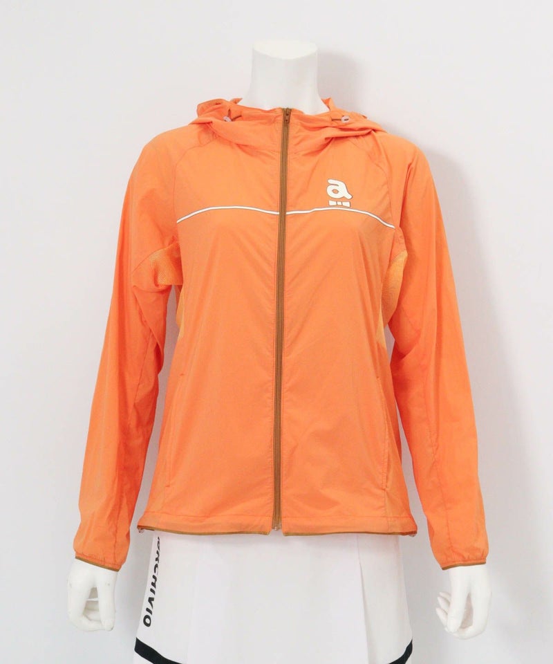 サイドメッシュナイロンブルゾン（オレンジ）