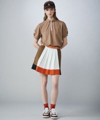 モデル着用画像（ホワイト×オレンジ）