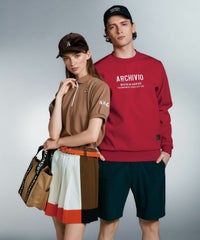 モデル着用画像（ホワイト×オレンジ）