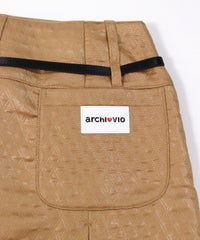 後ポケット部分（キャメル）