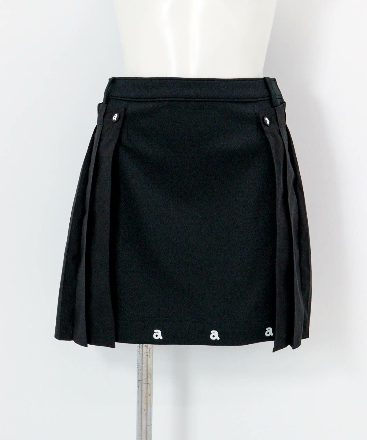 プリーツドッキングスカート（ブラック）