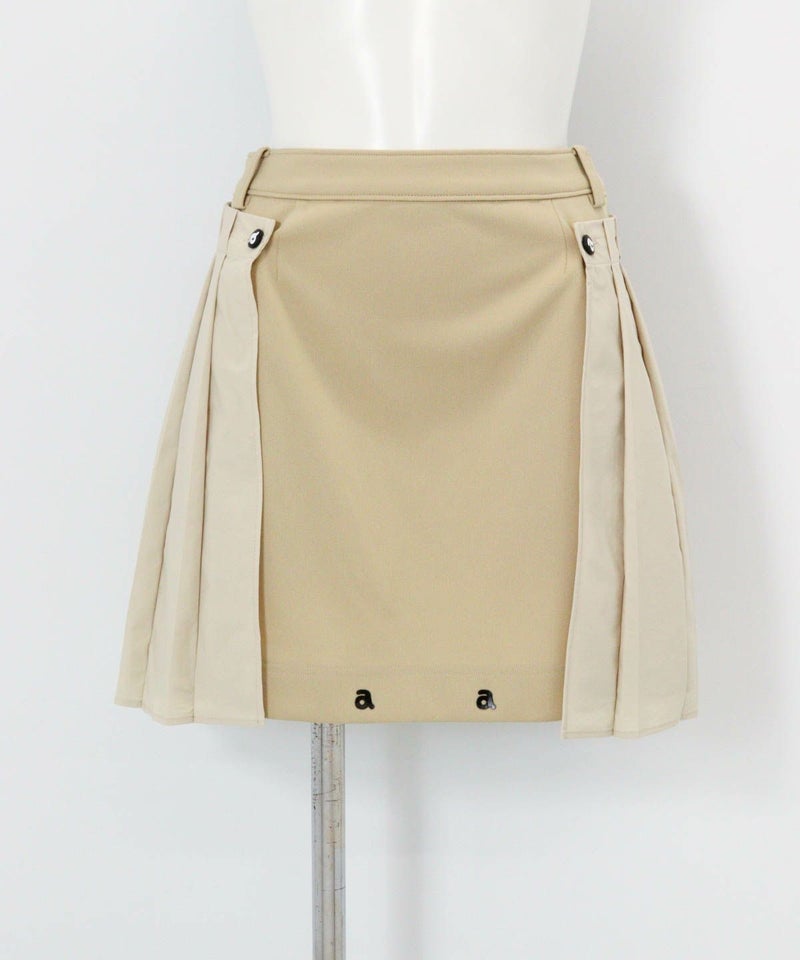 プリーツドッキングスカート（ベージュ）