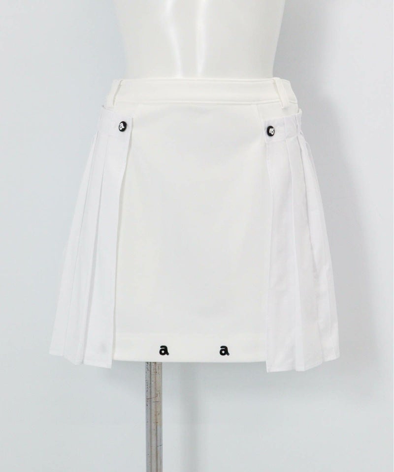 プリーツドッキングスカート（ホワイト）