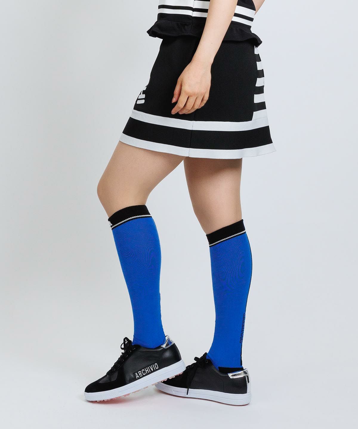 ボーダー切替ニットスカート|アルチビオ - ゴルフウェアや婦人服通販