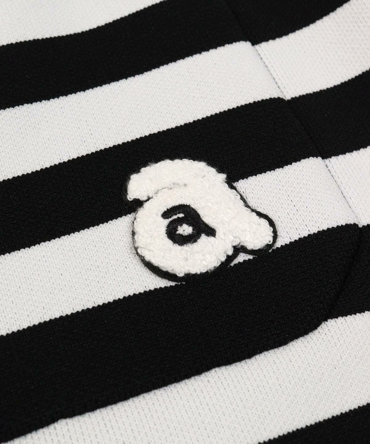 ロゴワッペン部分（ブラック）