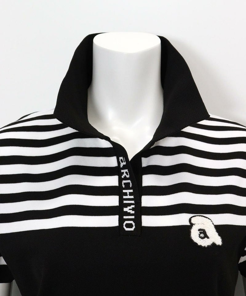 襟元部分（ブラック）