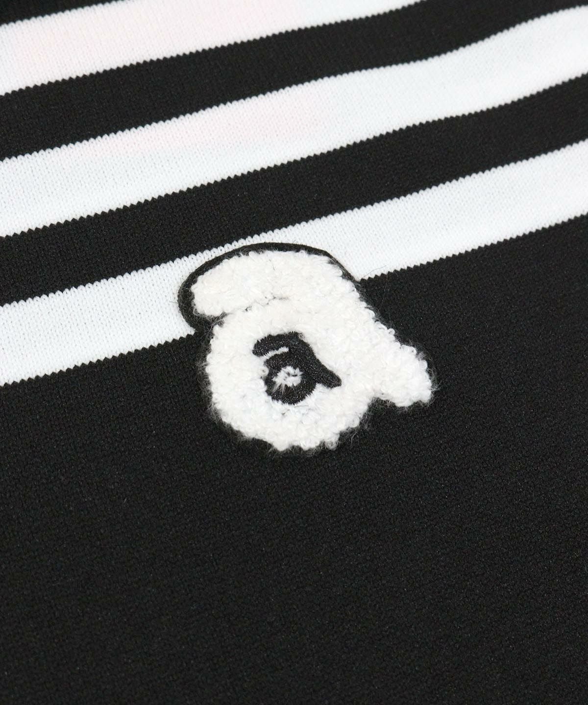 ロゴワッペン部分（ブラック）