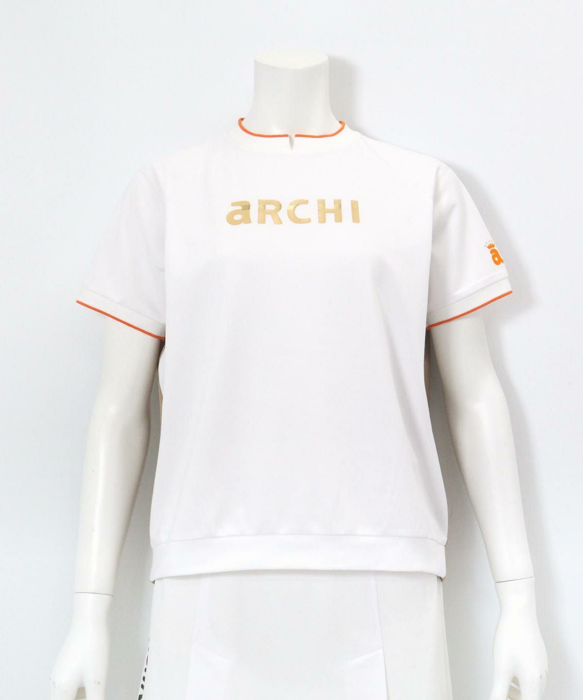 前後配色UV速乾カノコプルオーバー（ホワイト）