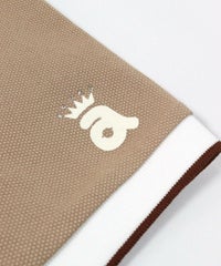 袖口ロゴデザイン部分（ベージュ）