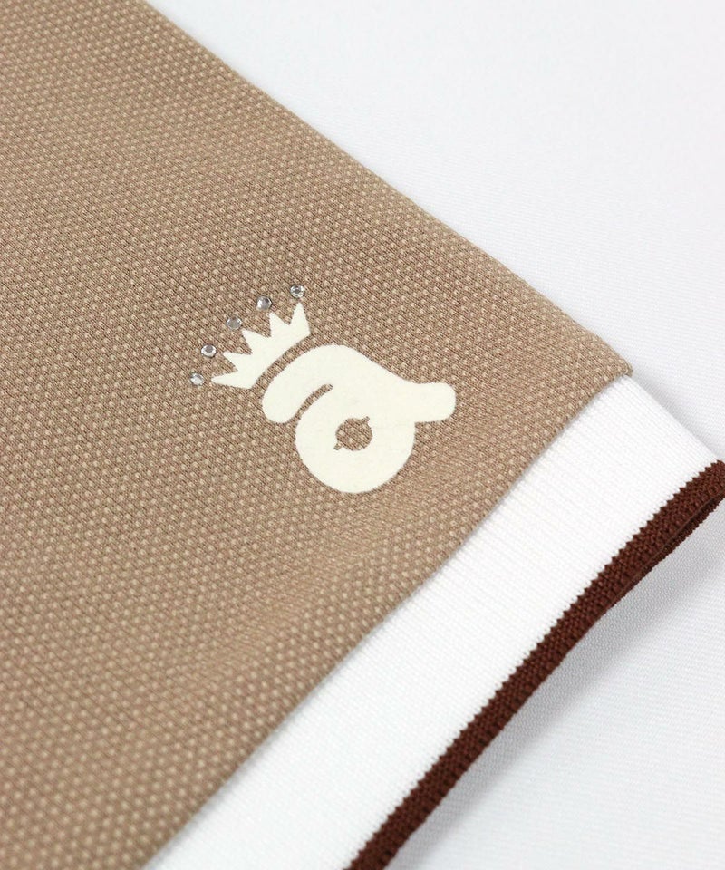 袖口ロゴデザイン部分（ベージュ）