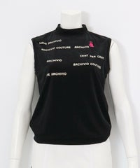 ベロアノースリプルオーバー（ブラック）