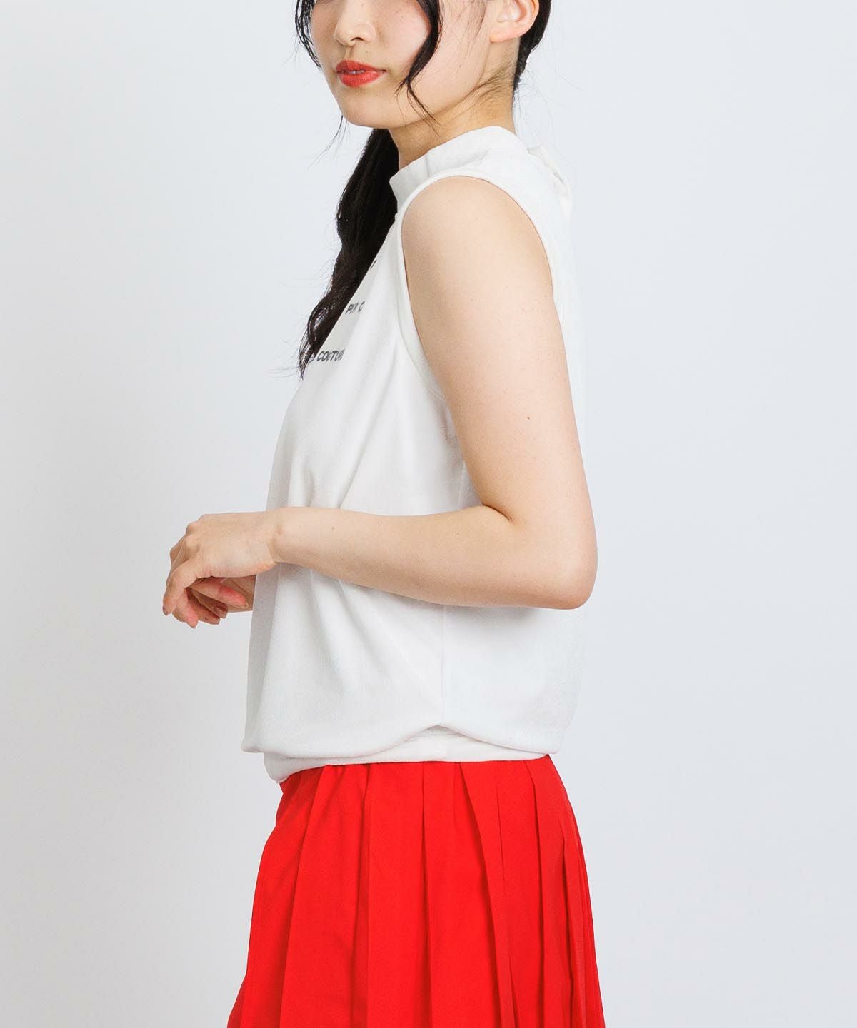 ベロアノースリプルオーバー|アルチビオ - ゴルフウェアや婦人服通販