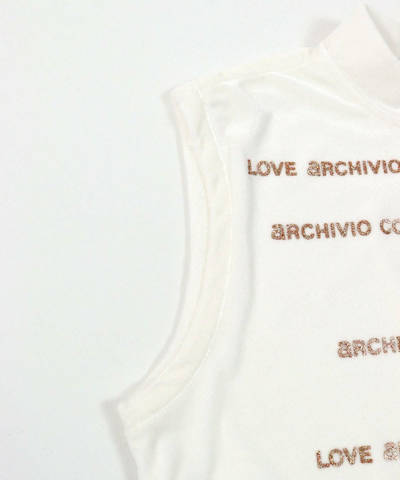 袖ぐり部分（ホワイト×ゴールド）