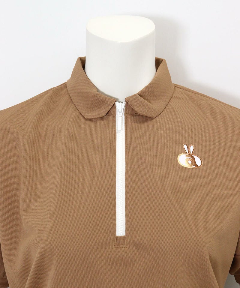 襟元部分（ブラウン）