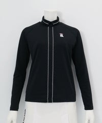 スカラップステッチUV速乾プルオーバー（ブラック）