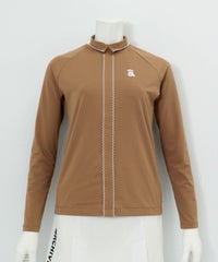 スカラップステッチUV速乾プルオーバー（キャメル）