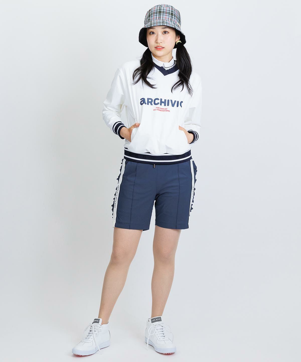 スカラップステッチUV速乾プルオーバー|アルチビオ - ゴルフウェアや