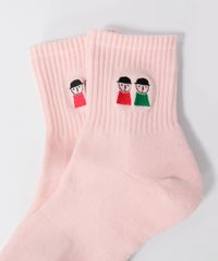 ピコ刺繍部分（ピンク）