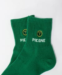 太陽刺繍部分（グリーン）