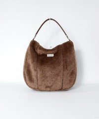 ワンハンドルボアバッグ（キャメル）