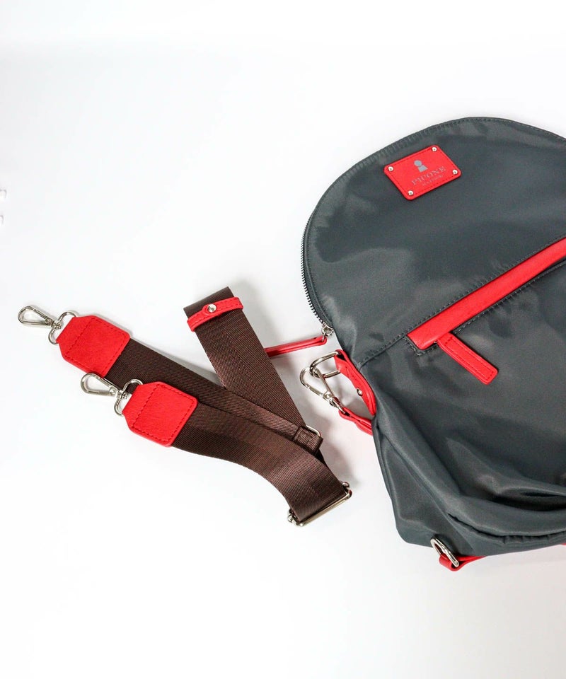 ショルダーストラップ部分（グレー）