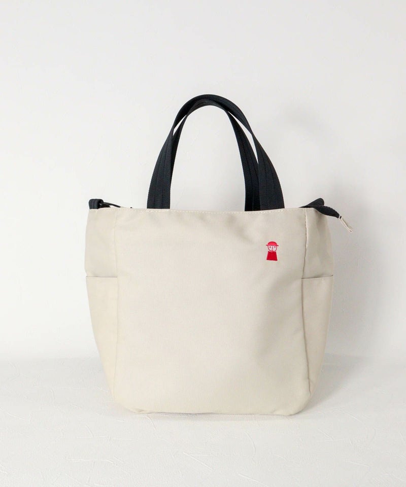 ショルダー付きトートバッグ（ベージュ）