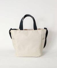 ショルダー付きトートバッグ後（ベージュ）